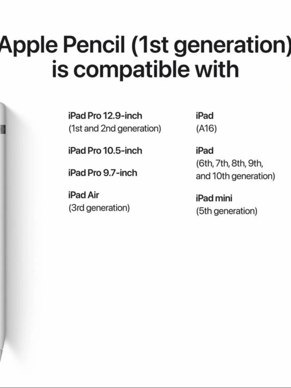 Apple Pencil 1st generation